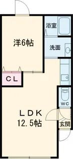 ノースシャインNKI【1階】の間取り