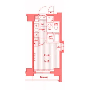 ガーラ・グランディ横濱桜木町【7階】の間取り