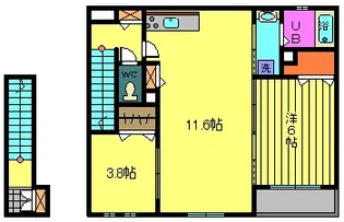 はもれび【2階】の間取り