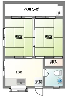 カレンハイツ【3階】の間取り