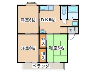 大光マンション【3階】の間取り