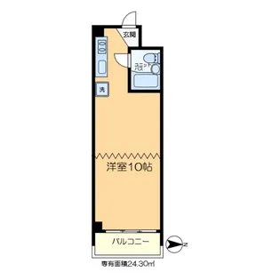 カーサ相生A棟【12階】の間取り