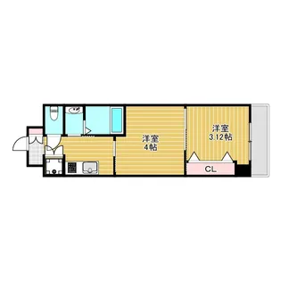 Nu伊丹駅前【2階】の間取り