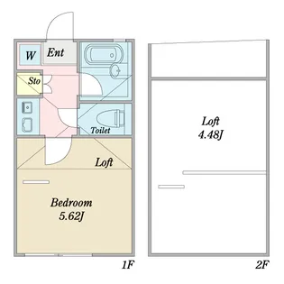 プリウス高円寺北【2階】の間取り