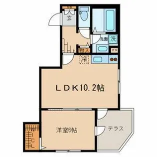 Cantabile中野【1階】の間取り