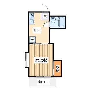 クロノス宮崎台【2階】の間取り