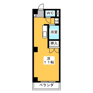 コーポYD【1階】の間取り