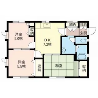 グランメールカマリヤ【1階】の間取り