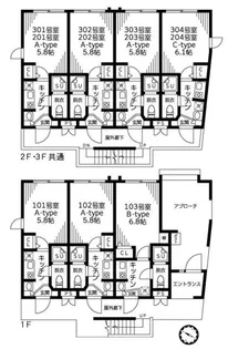 THE ROOM’S 幡ヶ谷【1階】の間取り