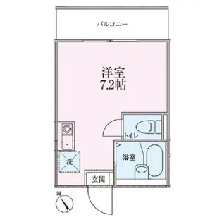 リベルタ高津【2階】の間取り