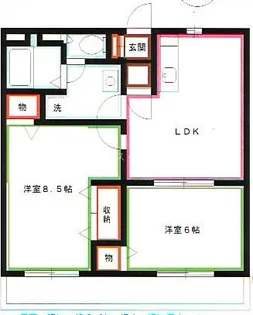 クレール秀光【3階】の間取り