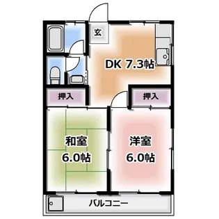 ハイム上本郷【2階】の間取り