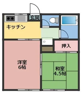 Hフォレスト【1階】の間取り