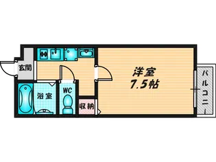 ソーレルヴァン【1階】の間取り
