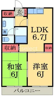 LAZFITH ユーカリが丘【1階】の間取り