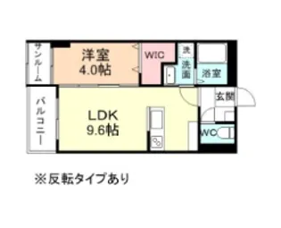アーバンウエストII【1階】の間取り