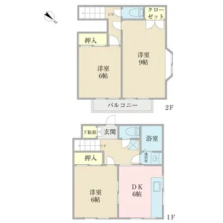 コーポタカノの間取り