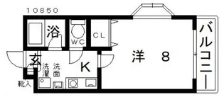 セイント【2階】の間取り