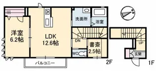 アルトピアーノ京山【2階】の間取り