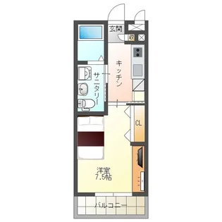 リュード・ルポA棟【2階】の間取り