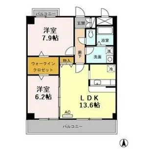 TMKミノリ【2階】の間取り