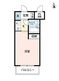 マイナビSTAYパレス北池袋(スカイコート池袋第5)【4階】の間取り
