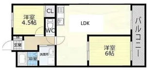 コープシティ公園南【3階】の間取り