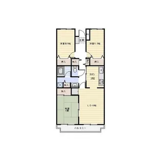 グランドゥール第3【1階】の間取り