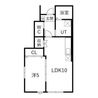 EQUUS C棟【1階】の間取り