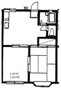 アユーズハイツ【2階】の間取り