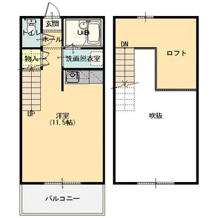 レベイユマレン【2階】の間取り