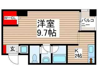 ガルリエ道【2階】の間取り