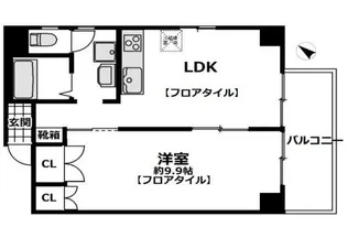 月岡ビル【5階】の間取り
