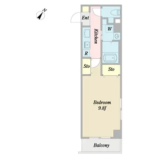 ヒルズ南行徳【3階】の間取り