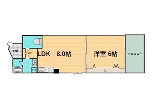 シャトーラアンジュ【4階】の間取り