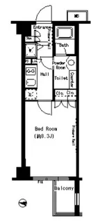 パークアクシス目黒本町【1階】の間取り