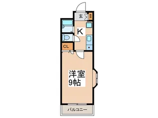 ロベリアハウス【5階】の間取り