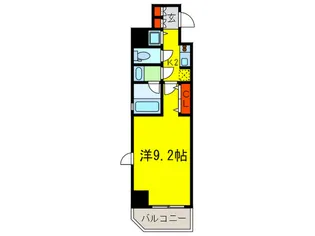 Fortuney大手前【7階】の間取り