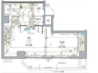 クレヴィスタ方南町【1階】の間取り