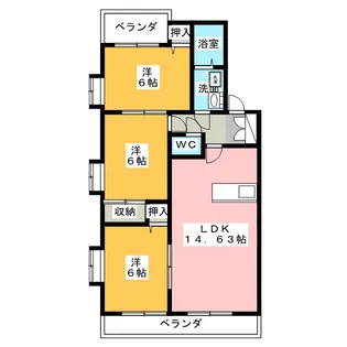 グランドメゾン菊坂【2階】の間取り