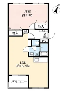 UR芦屋浜【10階】の間取り