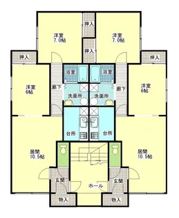 イースト410A【1階】の間取り