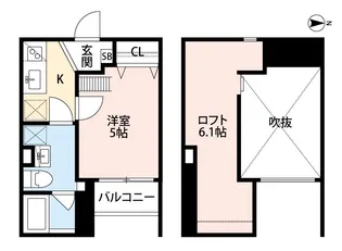 アルトラヴィーユ京都【1階】の間取り