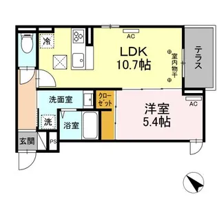 GRAND湘南 B棟【1階】の間取り