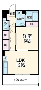 グランディール長泉【1階】の間取り