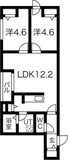 SERAM白石【2階】の間取り