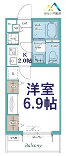 リブリ・コンフォースI【1階】の間取り