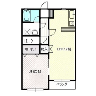 リラークハイツ【1階】の間取り