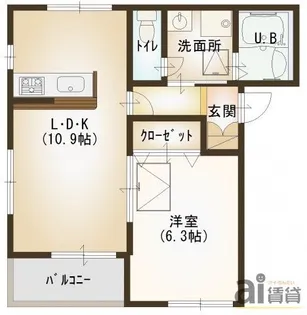 ルネスアヴニール【3階】の間取り