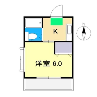 フレグランス高知【4階】の間取り
